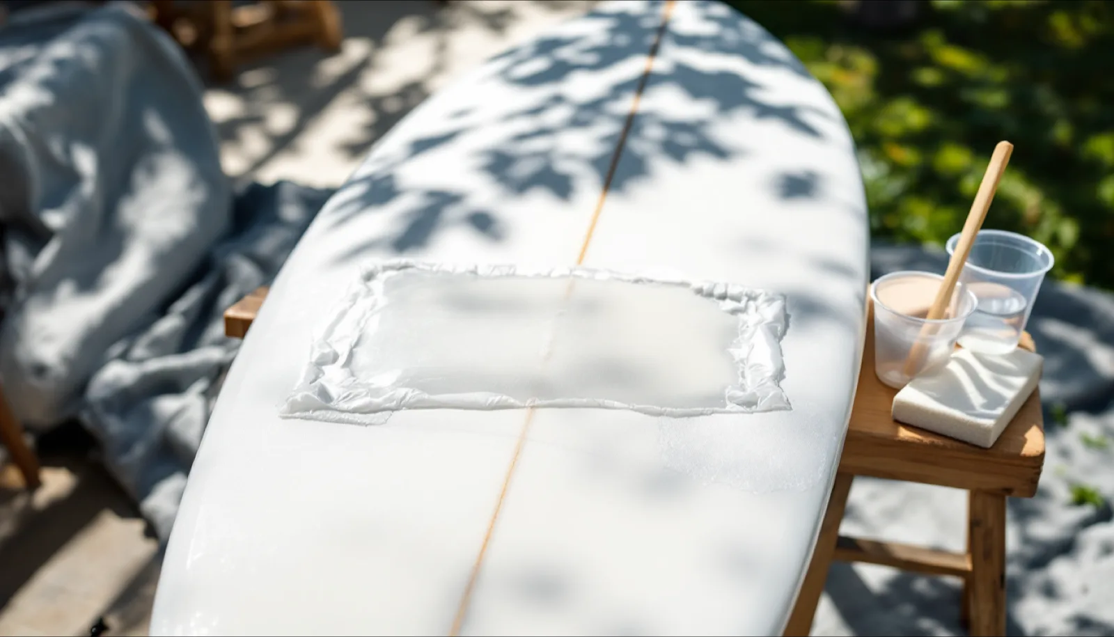 How to Repair an Epoxy Surfboard Ding with a 2:1 Epoxy Kit